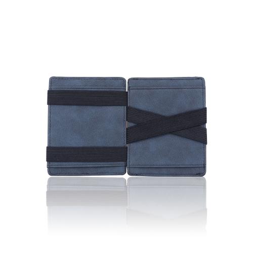 Wholesale mens slim leather magic wallet RFID blocking leather magic wallet for men with coin purse