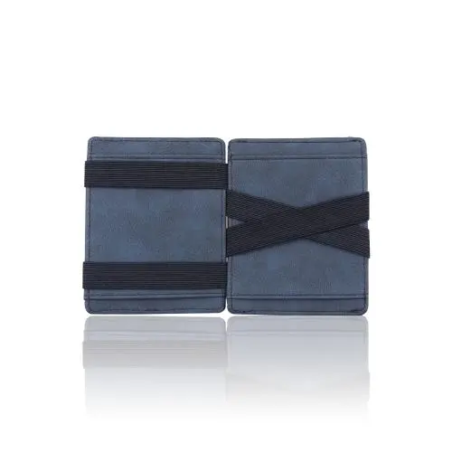 Wholesale mens slim leather magic wallet RFID blocking leather magic wallet for men with coin purse