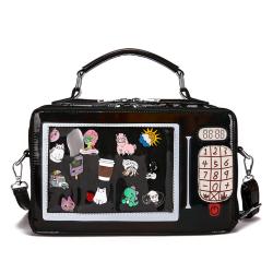 2021 Newest Designer Shoulder Bag Women Ita Backpack Custom Ita Bag Clear PVC