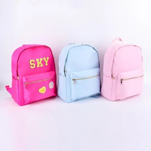 Lightweight Durable Unisex Classic Backpacks Waterproof Nylon Travel Daily Work Backpack Bag Kids School Bags