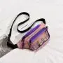 Wholesale Fashion Custom Logo Canvas Ladies Waist Bag Pin Display Clear Window Women Ita Fanny Packs
