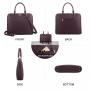 LOVEVOOK Laptop Tote Bags Dome Large Crossbody Work shoulder Bags 15.6 Computer Handbag 2pcs pu Leather women Purse  Briefcase