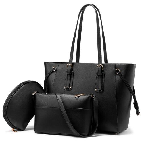 LOVEVOOK dropship hot sale Women Handbags Female Shoulder Crossbody Messenger Bags PU Leather Bag Set for Ladies