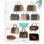Susen Chrisbella 2022 women shoulder handbag with  strap 2pcs purse set custom big women hand bags ladies high quality