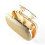 New dress with one shoulder slanted hanging handbag evening bags women's clutch bag