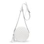 New style Round Quilted PU handbag Ladies Purse with Chain strap Messenger bag Solid color Classic crossbody shoulder bag  Women