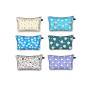 Factory Waterproof Cosmetic Bag Popular Travel Makeup Beauty Cosmetic Bag Hot-sale 3D Digital Flowers Printing Opp Bag