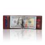 Leather Men Wallet Ultra Slim Carbon Fiber Leather Mens RFID Blocking Money Clip Wallet