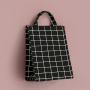 Stripe Waterproof Oxford Lunch Bag Portable Insulated Thermal Cooler Lunch Bag For Girls Student Lunch Box Picnic Bag Storage