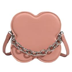 2024 Custom Clover Shape PU Leather Crossbody Sling Bag For Women Ladies Shoulder