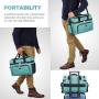 eco-friendly portable bbq grill  wine ice custom print fashion cool shoulder cooler tote bag