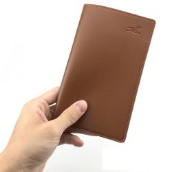 ZR555 New PU Male Female Passport Bag Soft Leather Travel Document Luggage Tag Passport Cover Multi Card Wallet Passport Clip