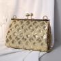 Shiny handmade sequin evening bag lady handbag cross chain women clutch bags green party wedding bags