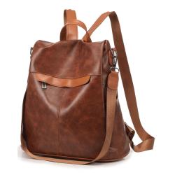 LOIRAL Fashion Ladies Handbags and Shoulder PU Leather Anti-theft Rucksack with Multipurpose Design Backpack Purse for Women