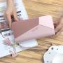 2024 New Fashion Ladies Large Capacity Zipper Wallet Contrast Color Stitching Waterproof Carry Bag Japan South Korea Style