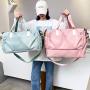 Fashion Dry And Wet Separation Yoga Sports Fitness Luggage Bag Oxford Cloth Travel Duffle Bag
