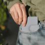 Fashion Leather Metal Case Aluminum Card Holder Business RFID Pop Up Men's Wallet
