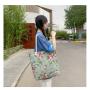 Gelory Fashion Double Sided Pattern Boho Casual Shoulder Bag Large Capacity Women Canvas Bag
