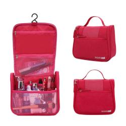 Private Label Waterproof Hanging Toiletry Storage Bag Bathroom Wash Make Up Pouch Travel Use Cosmetic Bags Organizer