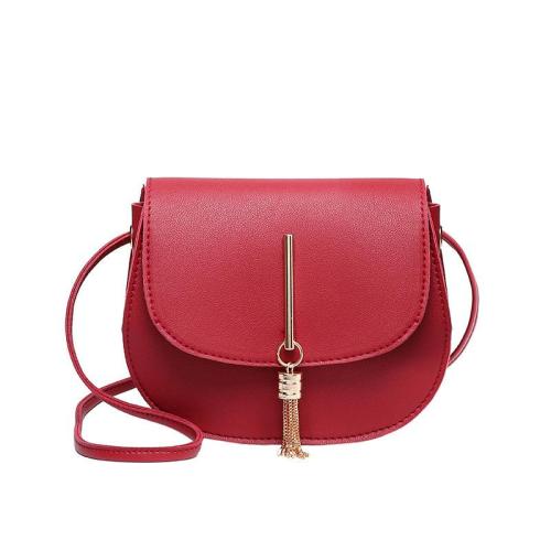 Small bag for women, new Korean style fashion single shoulder bag with tassels and small round bag