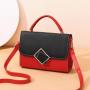 CCF368 Bags For Girls Women Handbag Korean Fashion Mini Diagonal Lady Bag Solid Color Crystal Women Shoulder Sling Crossbody Bag