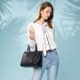 Lovevook Ladies 2022 Brand designer Faux Leather Purses for Women Fashion Handbags Top Handle Satchel Shoulder Tote Bags