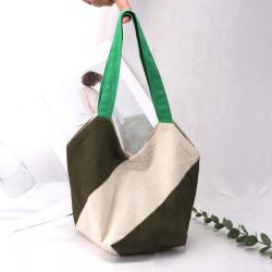 Custom Logo Printing Weekend Shopping Canvas Tote Bag Luxury New Design Recycled Cotton Twill Handle Lunch Bag