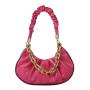 Ladies Designer Chain Women Fashion Handbags 2023 Candy Color Leather Crossbody Bags For Women Casual Folding Bolsas Para Mujer