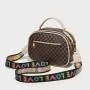 Women's Bag Ladies's 2024 Handbag New Circle Pattern Decoration Crossbody Shoulder Bag Ribbon Camera Square Bag