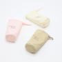 Wholesale Single String Cotton Linen Jewelry Packaging Cosmetic Bottom Bag Muslin Gift Drawstring Makeup Dust Cotton Pouch