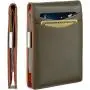 Money Clip Wallet Cards Holders RFID Leather Mens Wallet Slim Money Clip Wallets