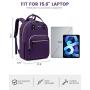 LOVEVOOK School Backpack for Women 15.6 Inch Laptop Back pack Work Bag Waterproof Stylish Travel Bags Casual Dayback For college