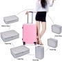 Nylon Packing Cube Travel Bag System Durable 6 Pieces Set Large Capacity Of Bags Unisex Clothing Sorting Organize Wholesale
