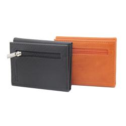 Custom Carbon Fiber Trifold Wallets For Men RFID, Genuine Leather Slim Mens Wallet With ID Window Front Pocket Wallet Gifts