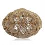 New rhinestone bag hollow metal diamond evening bag handmade luxury banquet ladies handbag clutch bag for woman