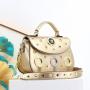 2024 fashion handbags for women tassel and rivet saddle bag for girls punk crossbody ladies bag quality chain shoulder bags 26cm