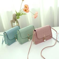 Small square bag 2024 ladies shoulder crossbody bag women's messenger bag fashion pu leather