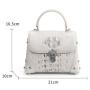Sacoche Femme Luxury Fashion Women Authentic Genuine Alligator Crocodile Skin Leather Crossbody Shoulder Bag Handbags For Women