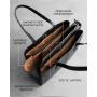 Wholesale Fashion High End Soft Vegan Leather Womens Tote Bags Large OEM ODM Handbags Luxury Custom Womens Tote Bag