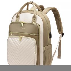 LOVEVOOK waterproof custom logo quilted bag 17 inch casual sports backpack laptop travel backpack bag with usb school bag unisex