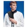 HR331 Business Men's Long Wallet PU Leather Sequin Zipper Hidden Pocket Buckle Wallet Purse Men's Wrist Strap Card Holder Clip