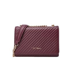 China Factory  2024 Hot selling Women Clutch bag High Quality Pu Leather lady Stripe Shoulder bags fashion DC Handbags for women