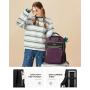 LOVEVOOK Fashion High Quality Quilted Waterproof Backpack Anti Theft School Bags for Women USB Travel Laptop Bags for teenagers