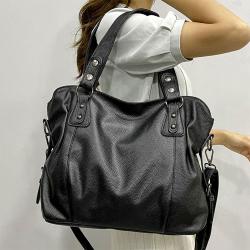 Custom Female Handbag Large Capacity Shoulder Bags Ladies Soft Leather Big Women'S Tote Bags