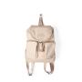 Fashion Backpack Women Cotton Drawstring Bag Leisure Multiple Pockets Nylon Stitching Drawstring Backpack