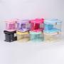 Bridesmaid Gif Rainbow Letter Open Top Clear Cosmetic Pouch Transparent Makeup Bag Waterproof Cosmetic Bag Toiletry Travel Bag