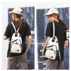 KBW060 New Women Chest Bag Ladies Waterproof Large Capacity Backpack Leisure Satchel Oxford Cloth Travel Messenger Bag