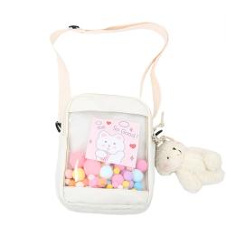 Wholesale Fashion Ladies Shoulder Bags Women Small Handbags Clear PVC Custom Ita Crossbody Bag