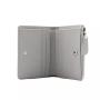 Fashion ladies beautiful wallets short zipper wallet black clutch rfid women wallet