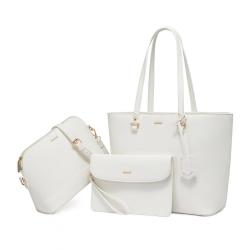 Lovevook PU leather high cost-effective 3pcs handbag set brand designer women purse and handbags